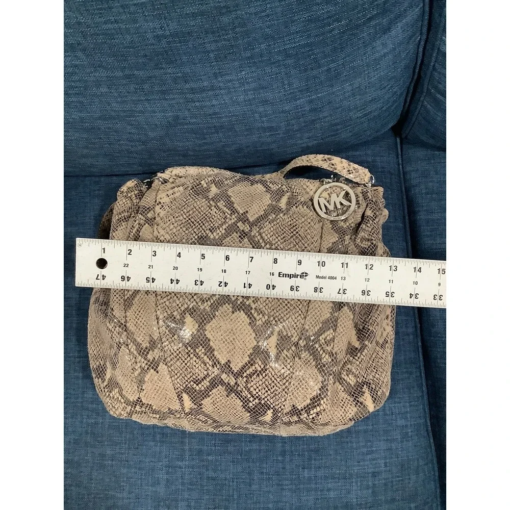 Michael Kors Snake Pattern Hobo